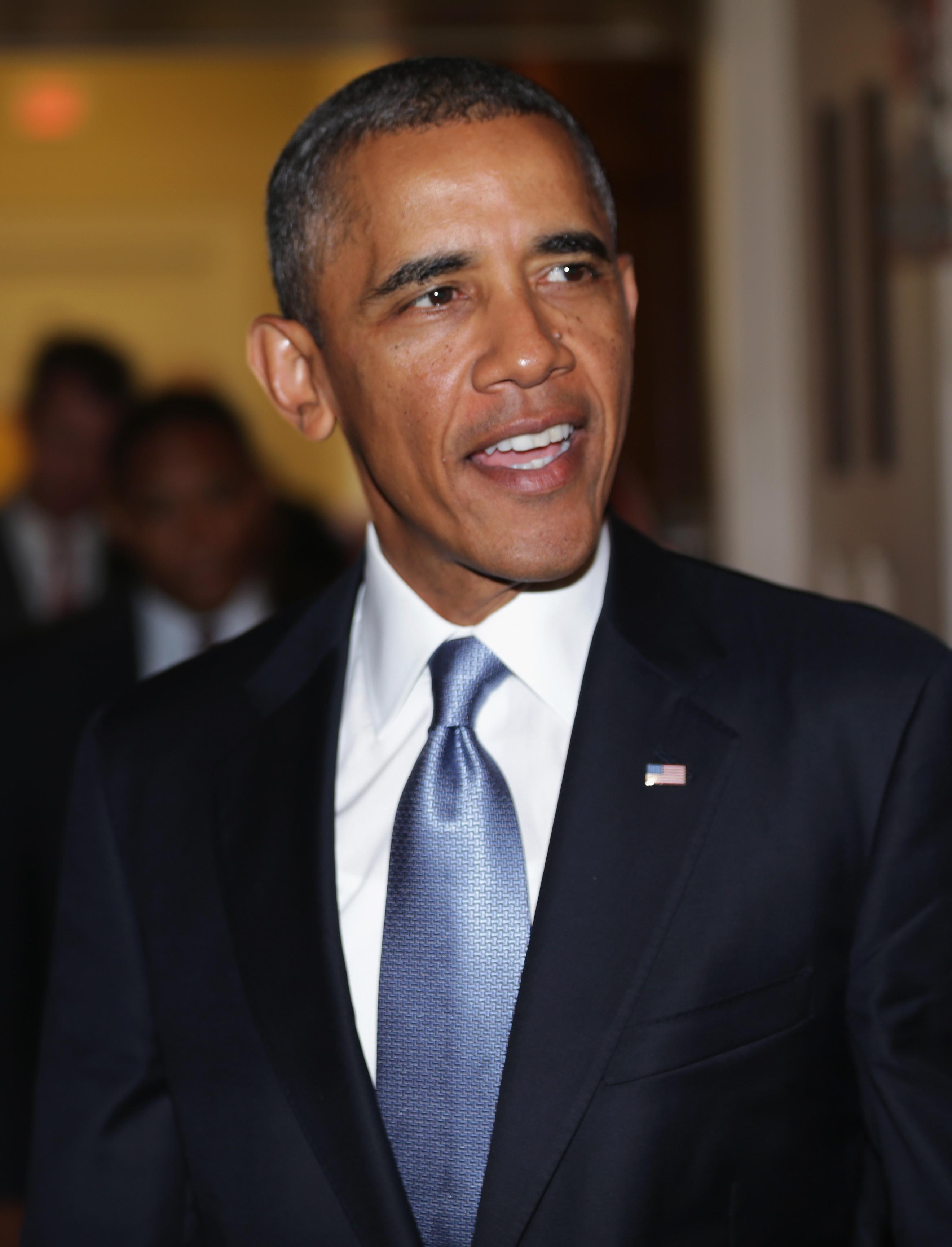 President Obama Meets With Senate Democrats And Republicans On Capitol Hill