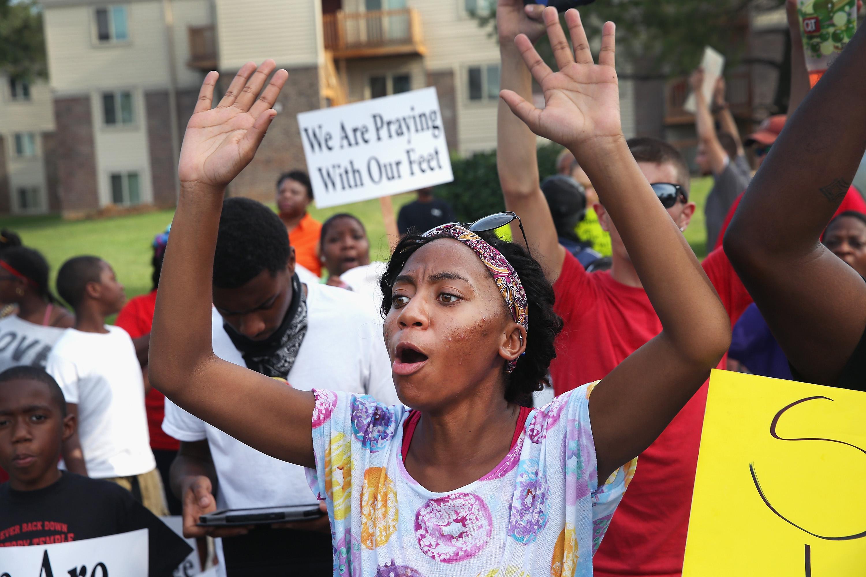 Outrage In Missouri Town After Police Shooting Of 18-Yr-Old Man