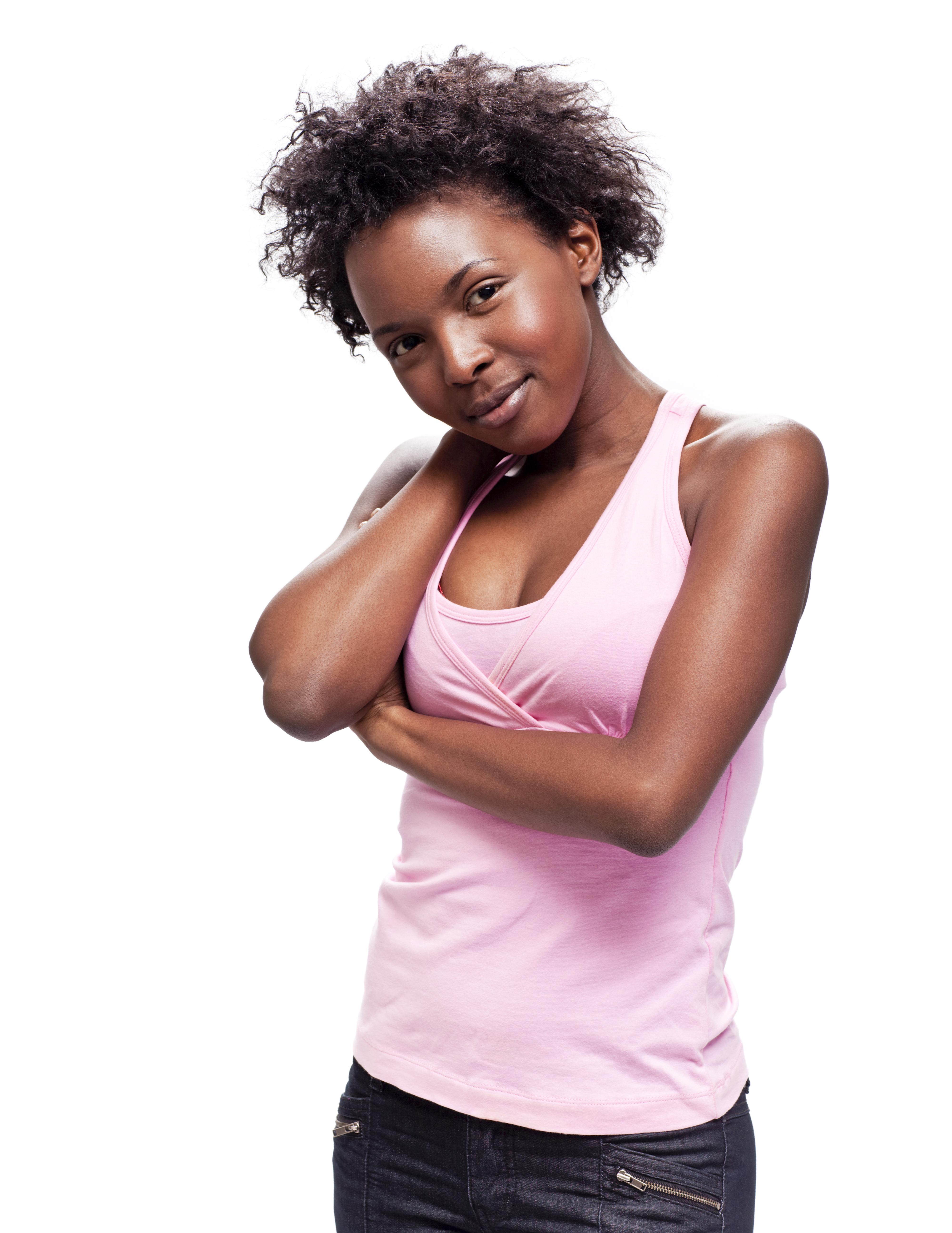 Woman Wearing Pink