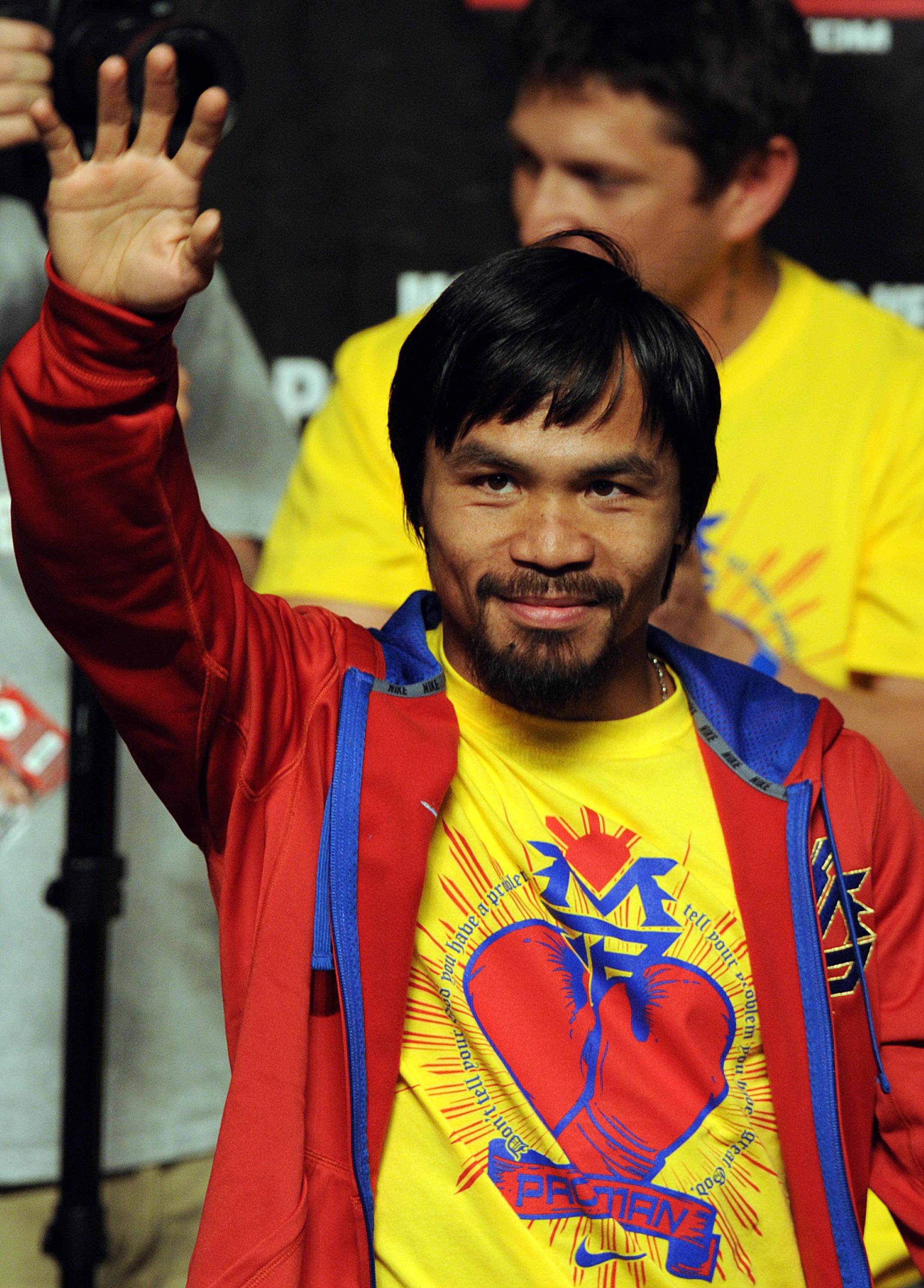 Manny Pacquiao of the Philippines attend