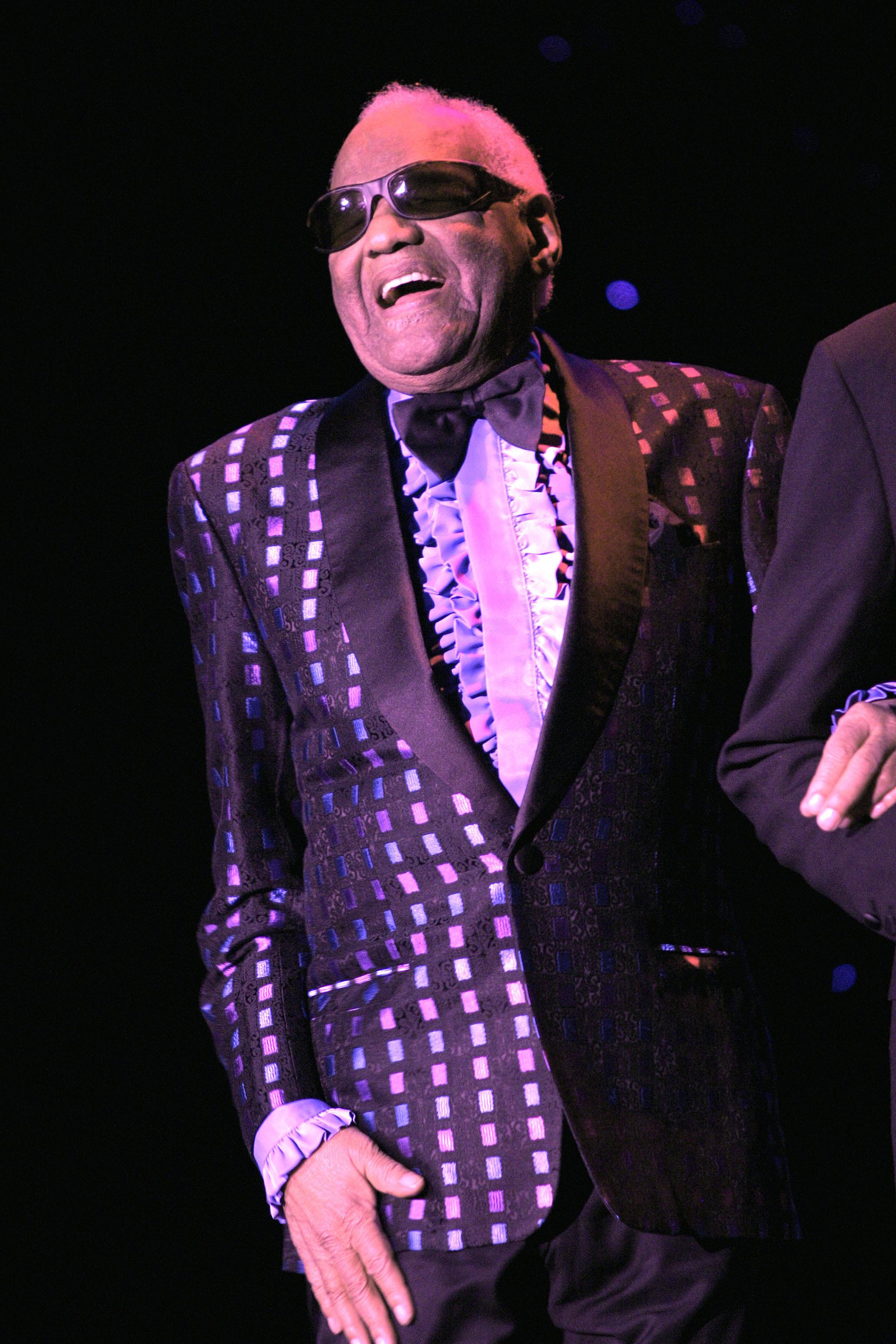 Ray Charles Performs In Superstar Theater