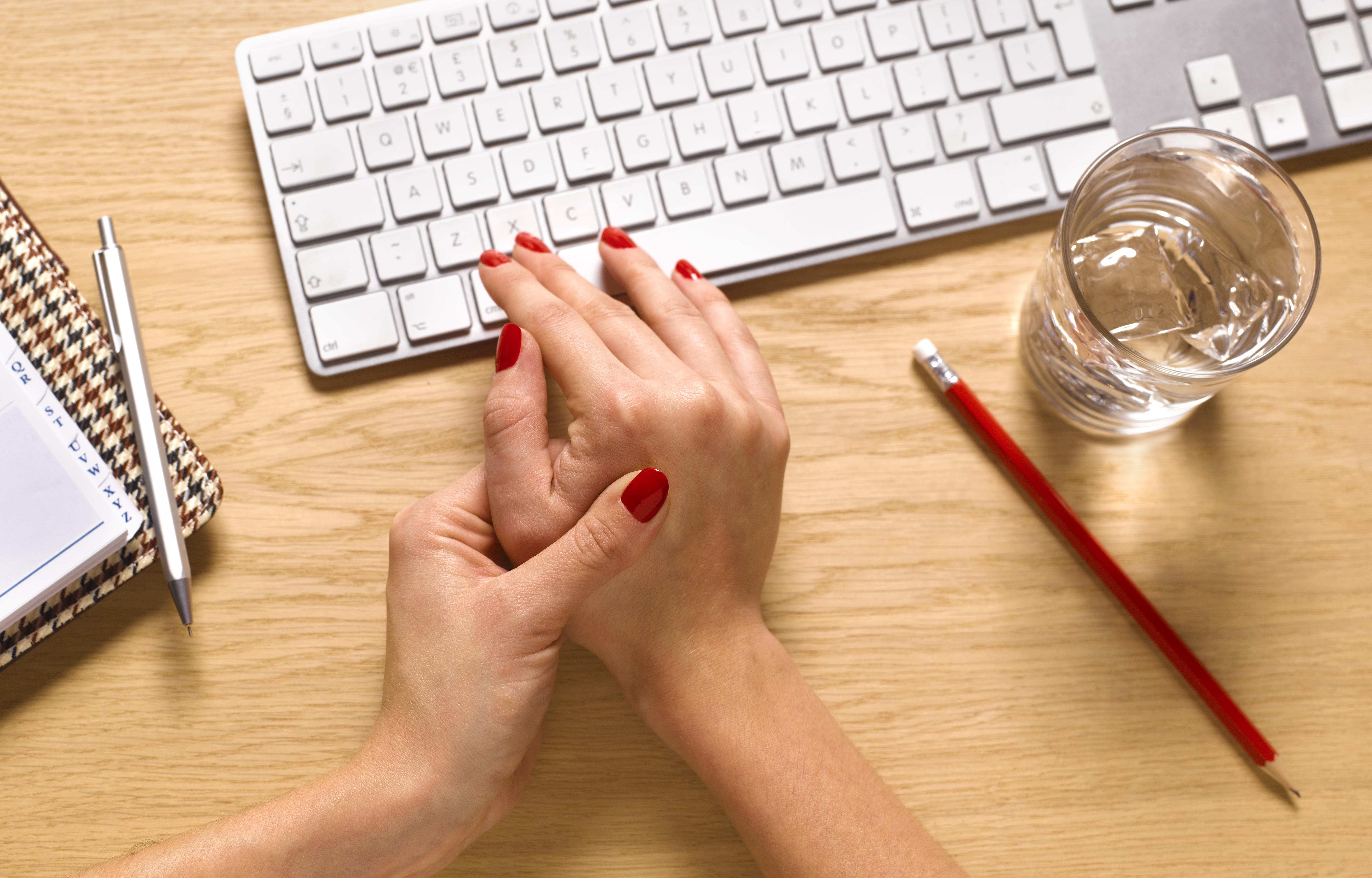 Computer keyboard and repetitive strain injury