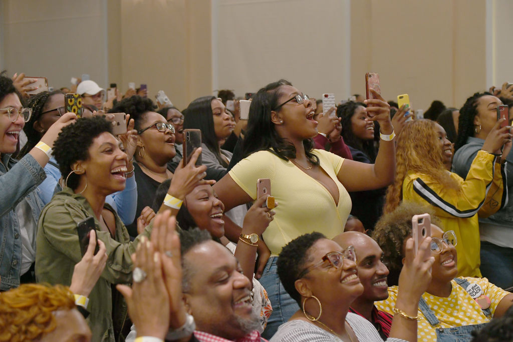 'A Little Conversation' With Regina Hall, Issa Rae, Marsai Martin And Tina Gordon At Spelman College