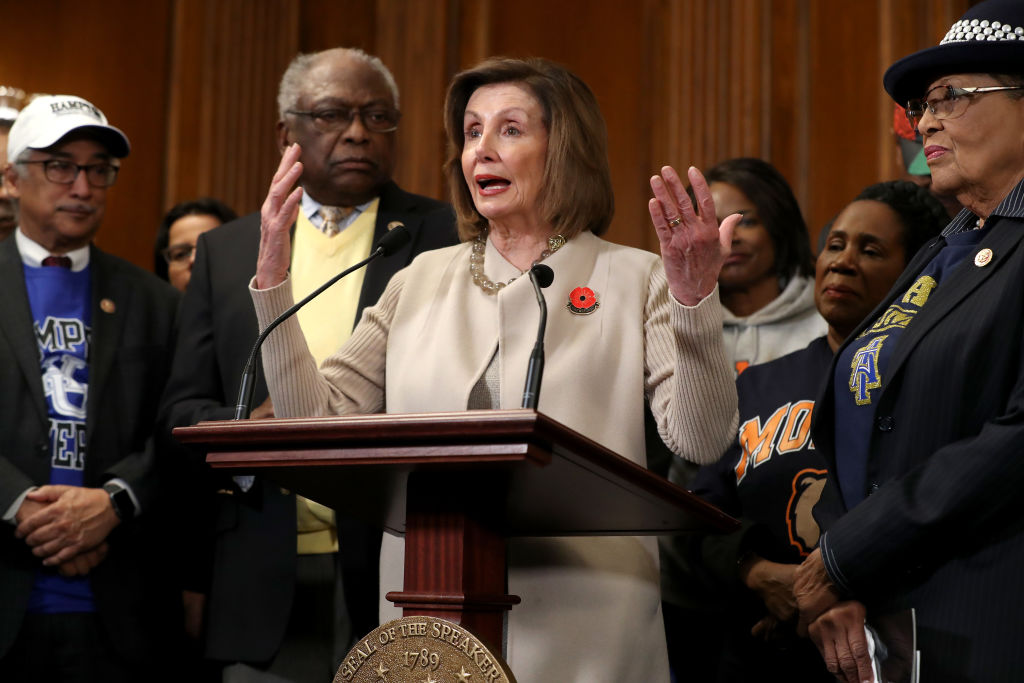 Speaker Pelosi Holds Bill Enrollment Photo Opportunity For FUTURE Act