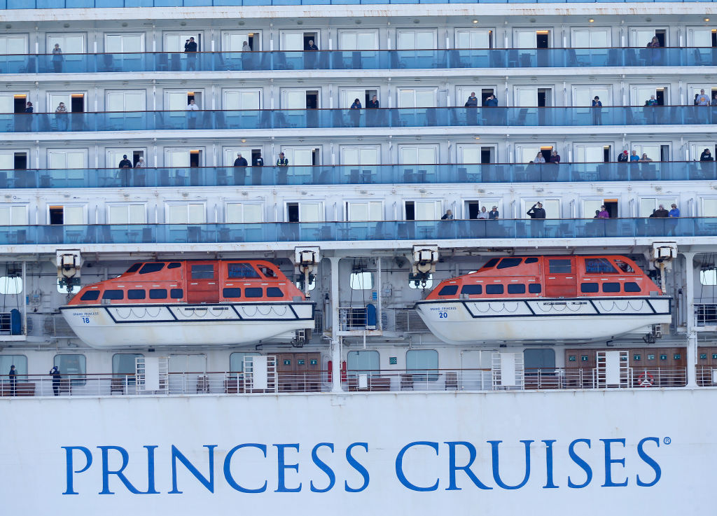 Grand Princess Cruise Ship Arrives in Oakland