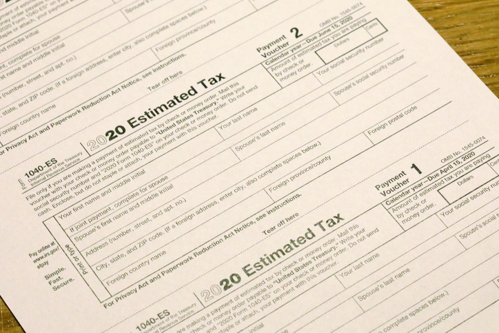 Tax Estimate for employee (form 1040) of the Internal Revenue Service (IRS)