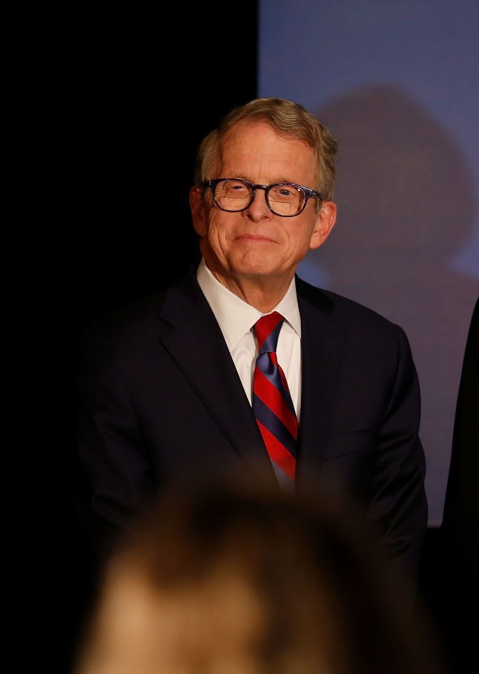 Gov. Kasich Campaigns With Ohio Gubernatorial Candidate Mike DeWine In Columbus