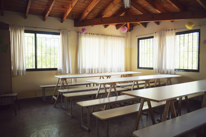 Lunch place for kids .